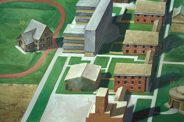 Land Grant Campus (detail), David Lefkowitz, 2001