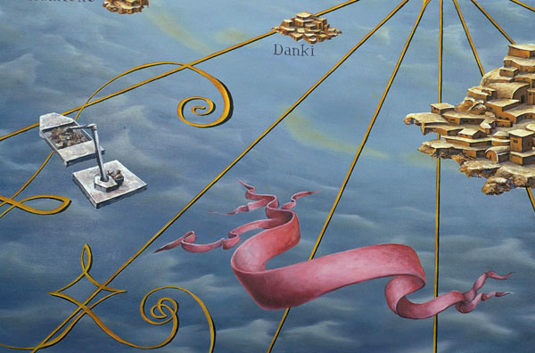 The Fazeolo Archipelago (detail), David Lefkowitz, 2004