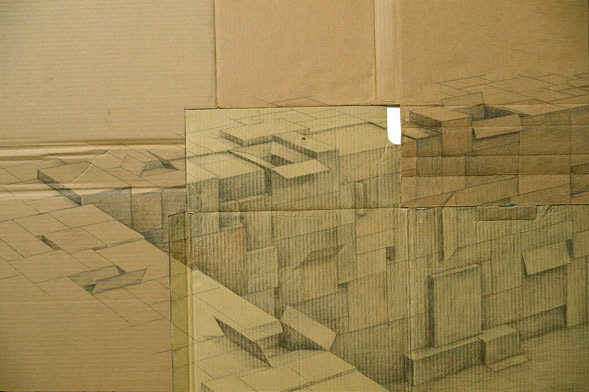 Redoubt (detail), David Lefkowitz, 2002