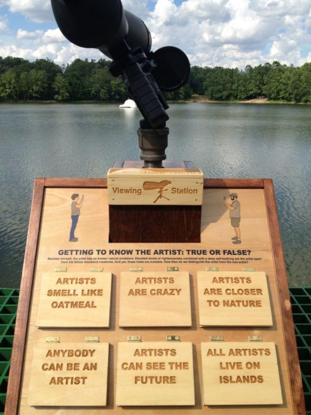 A. Bitterman, Viewing Station, Indigenous, Indianapolis Museum of Art 2012